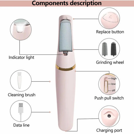 Kit de Soins pour les Pieds Électrique